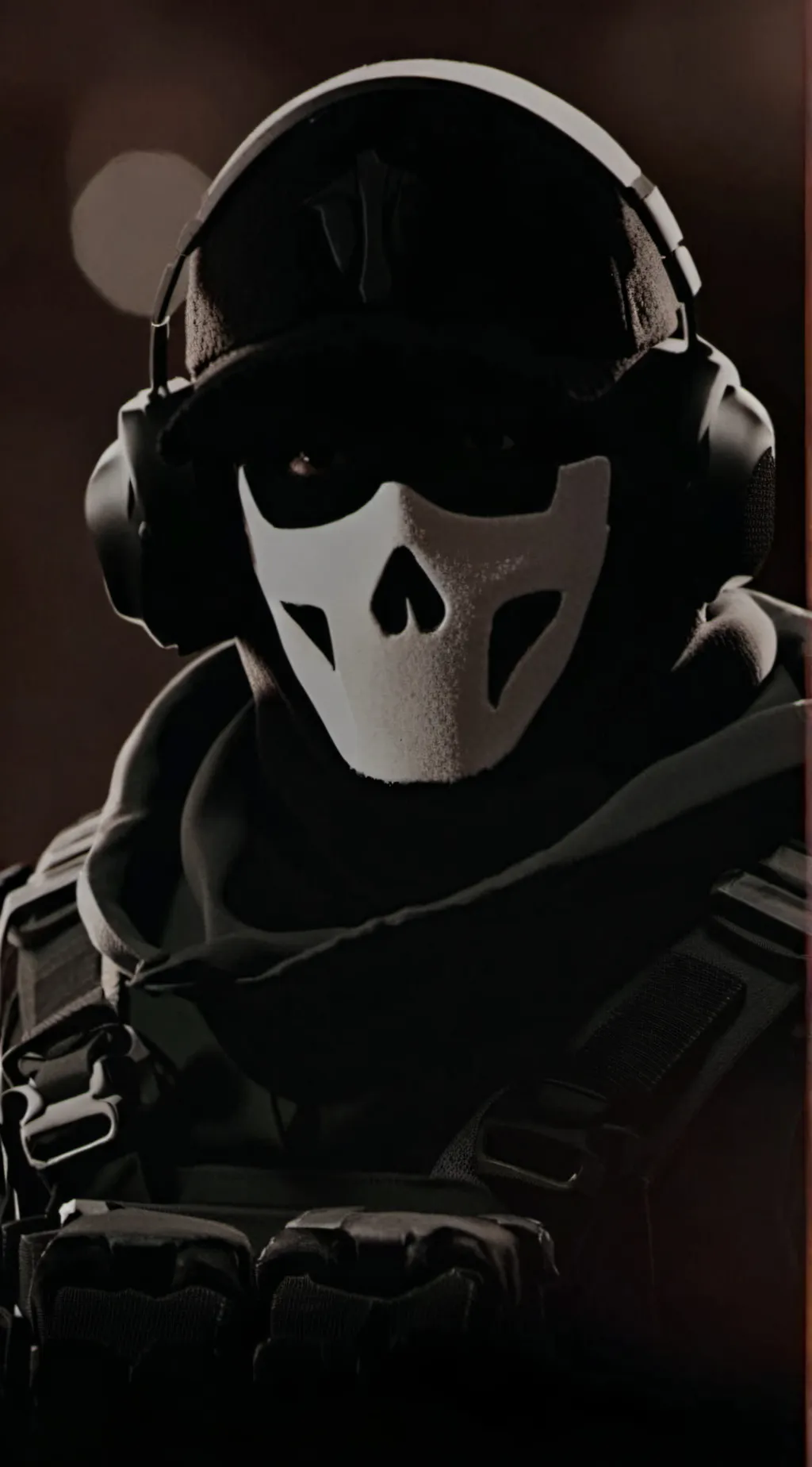 ai character: ghost background