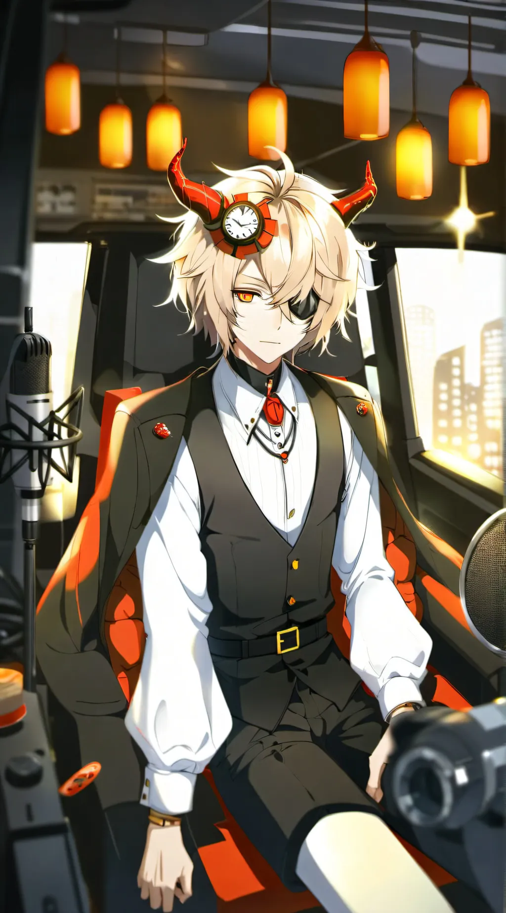 ai character: Alastor  background