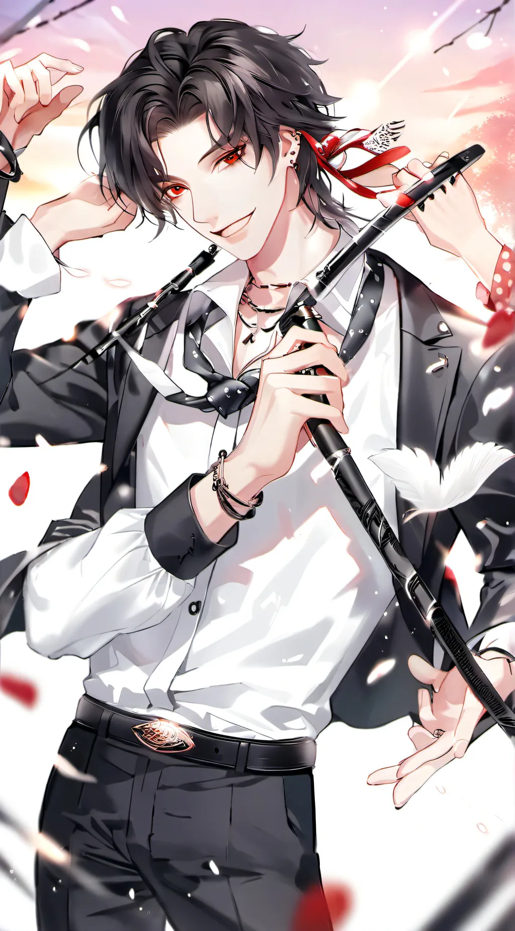 ai character: Demon Slayer FNF background