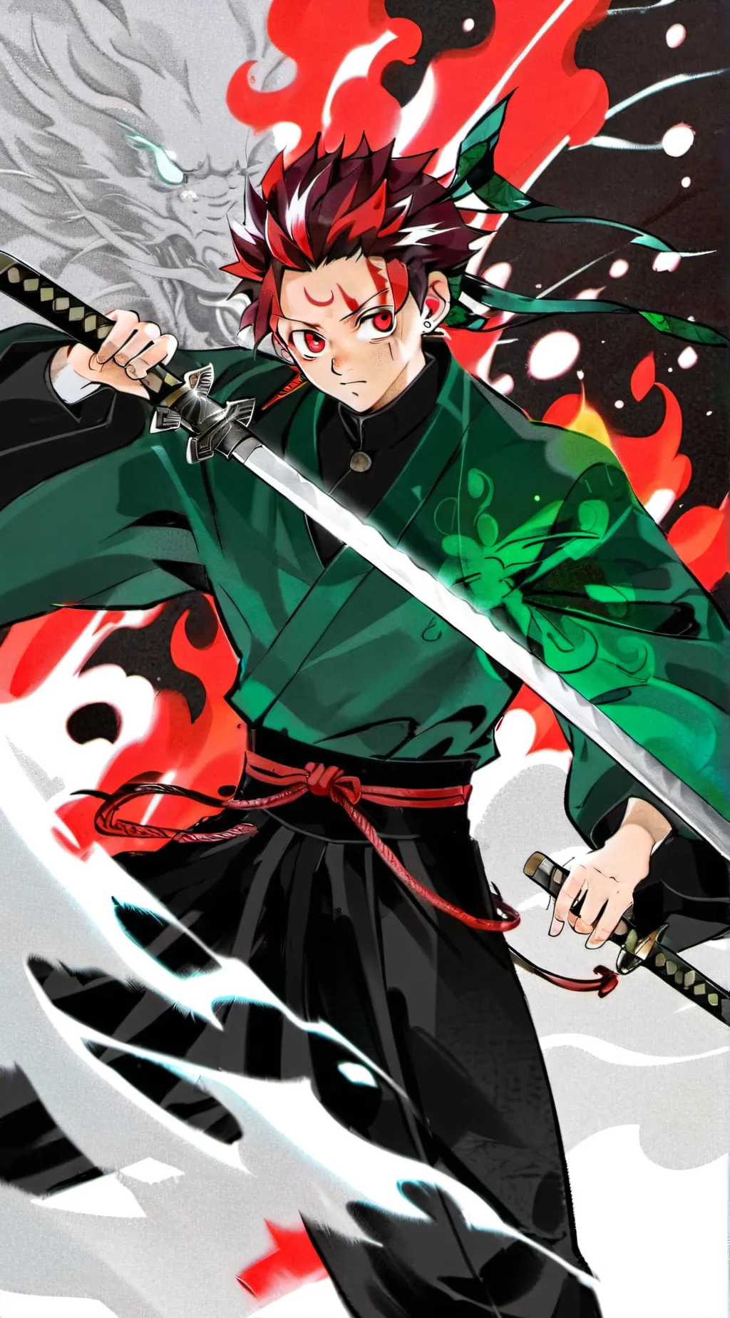 ai character: Demon Slayer background