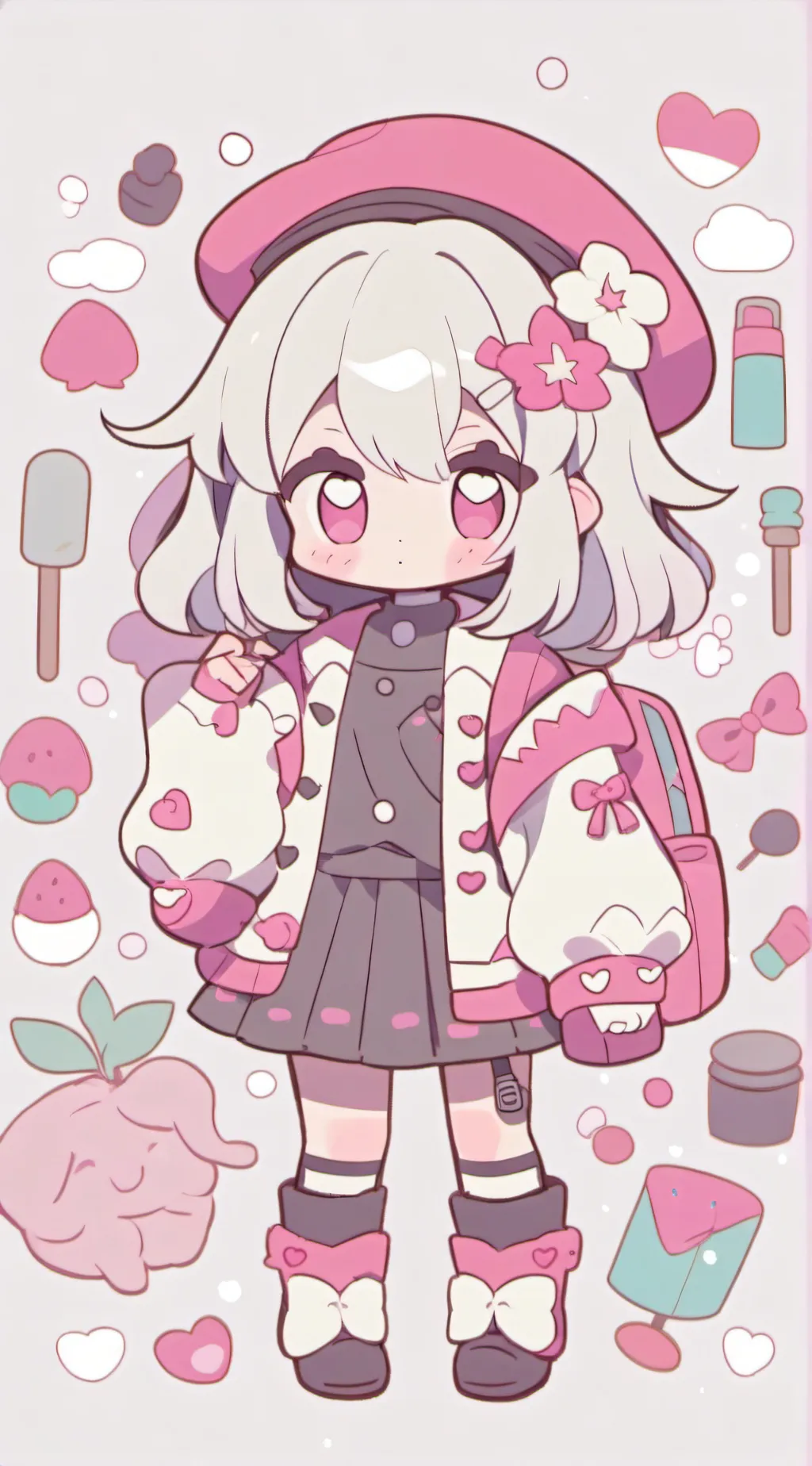 ai character: Luna  background