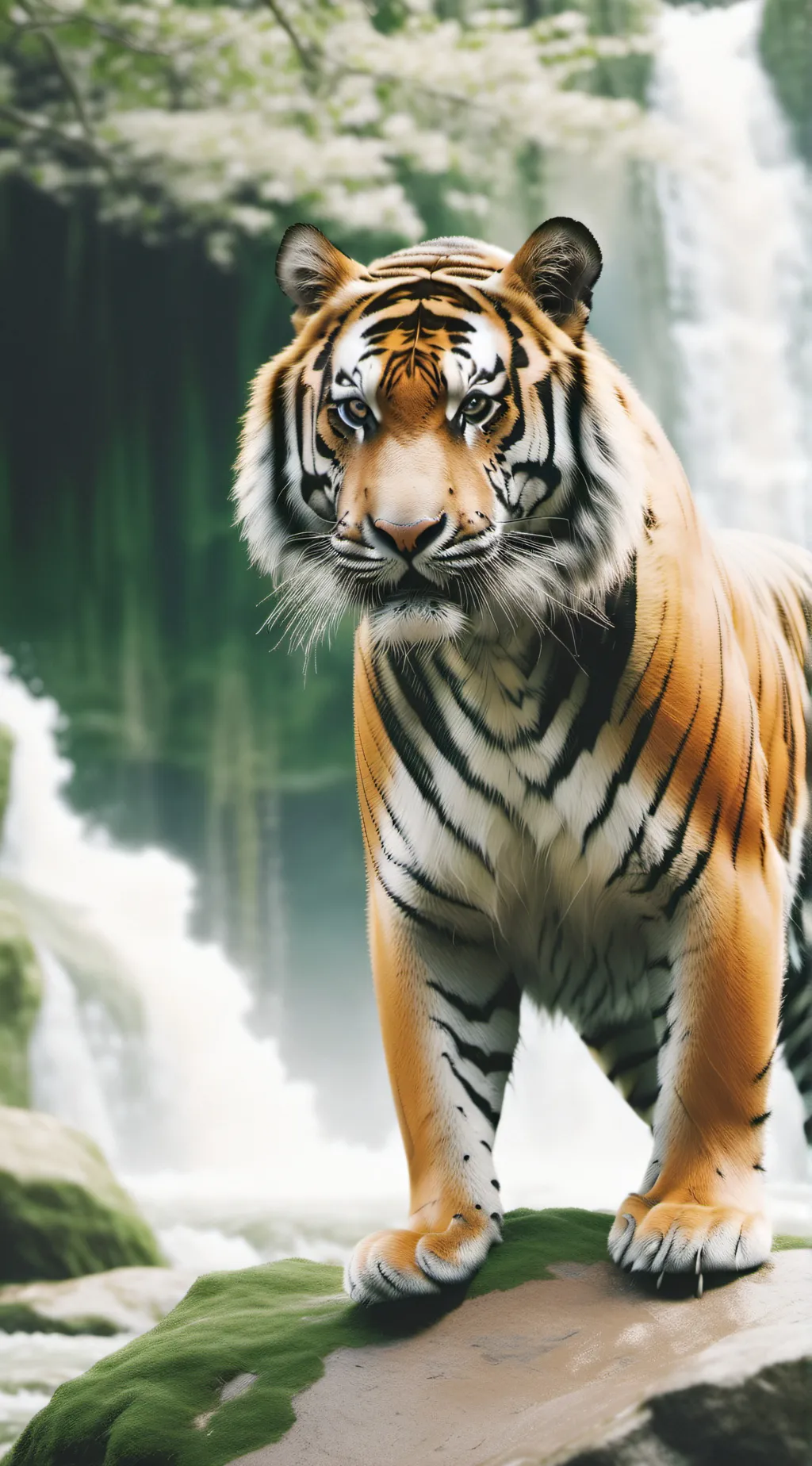 ai character: Bornean Tiger background