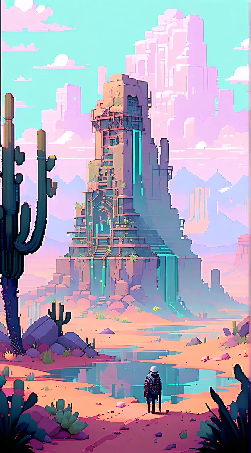 ai character: Deserted background