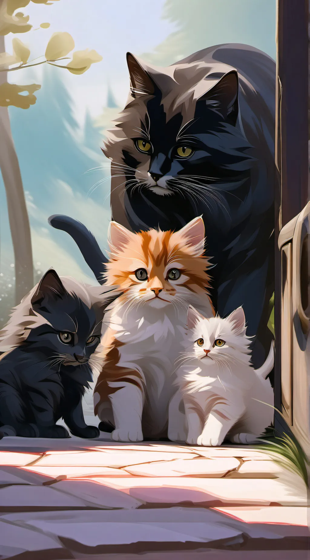 Talkie AI - Chat with Angry mama cat