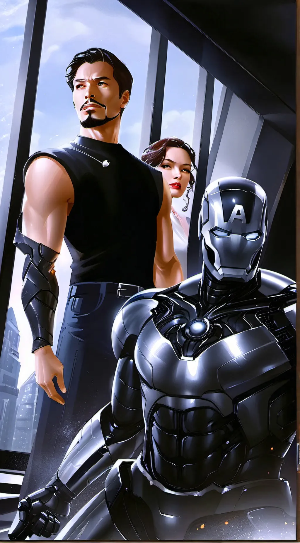 ai character: the Avengers  background