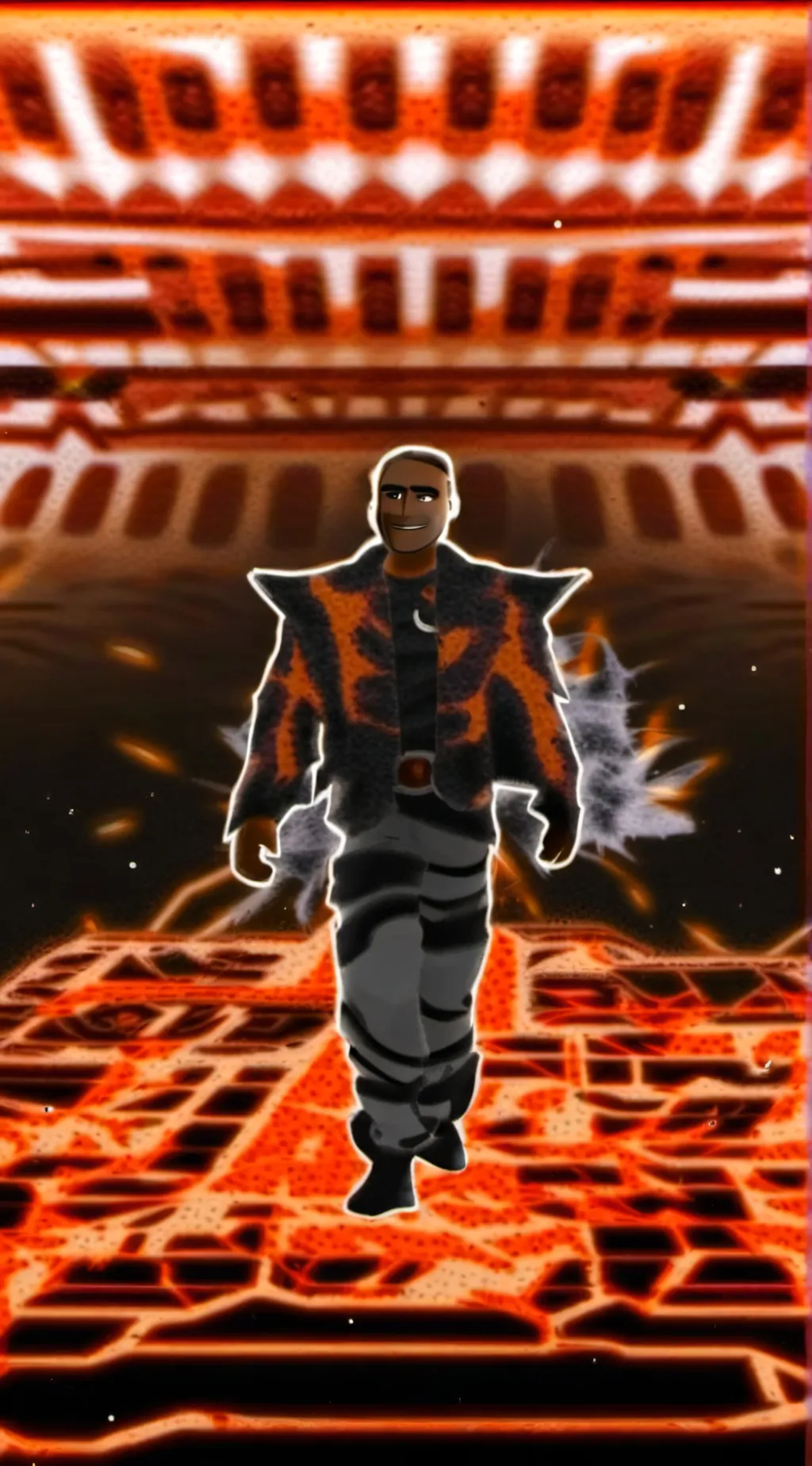 ai character: youtuber's house background