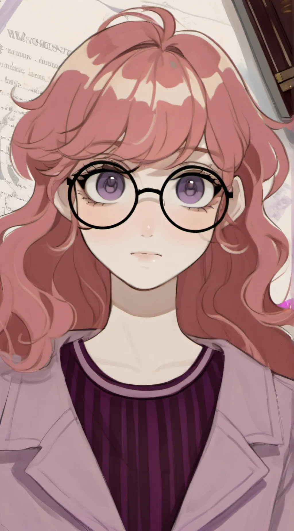 ai character: Claire  background