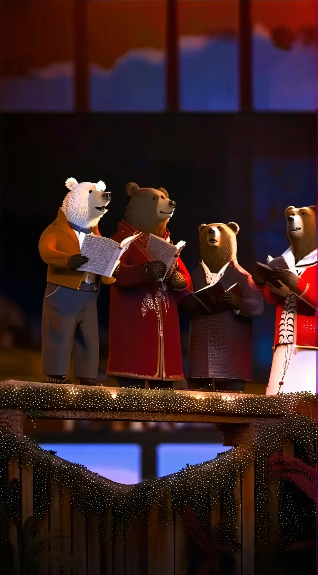 ai character: Country bear jambo background