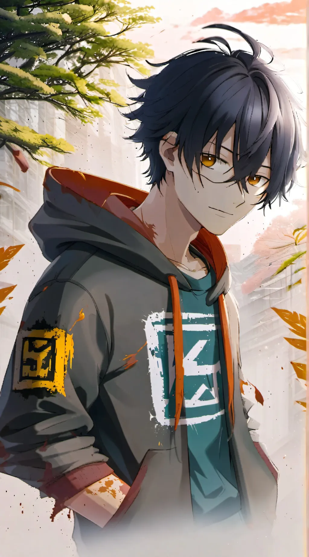 ai character: Leo  background