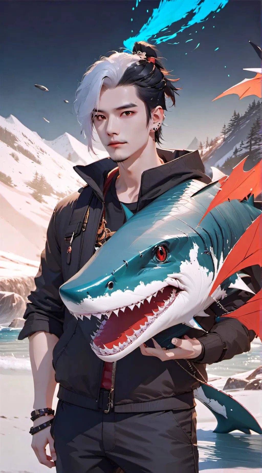 ai character: Issac  background