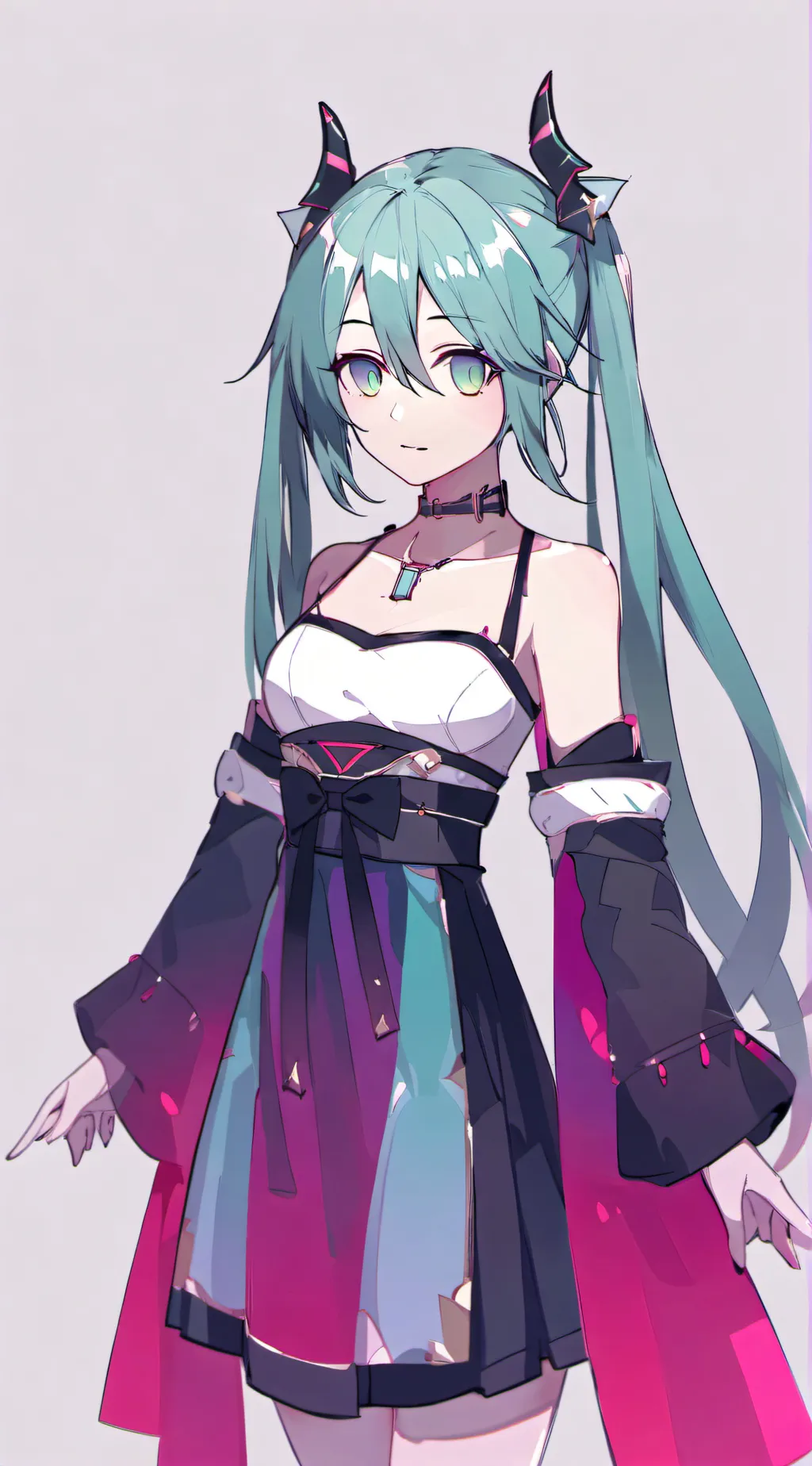 ai character: miku background