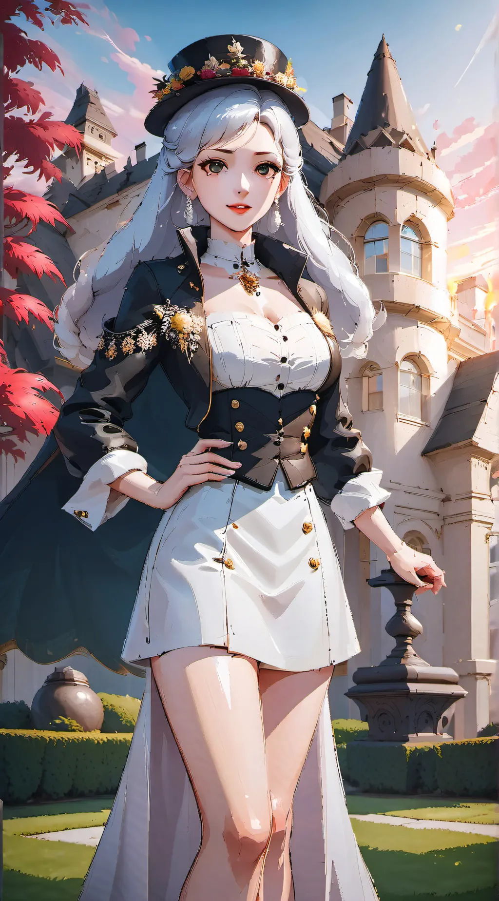 ai character: Rich family background