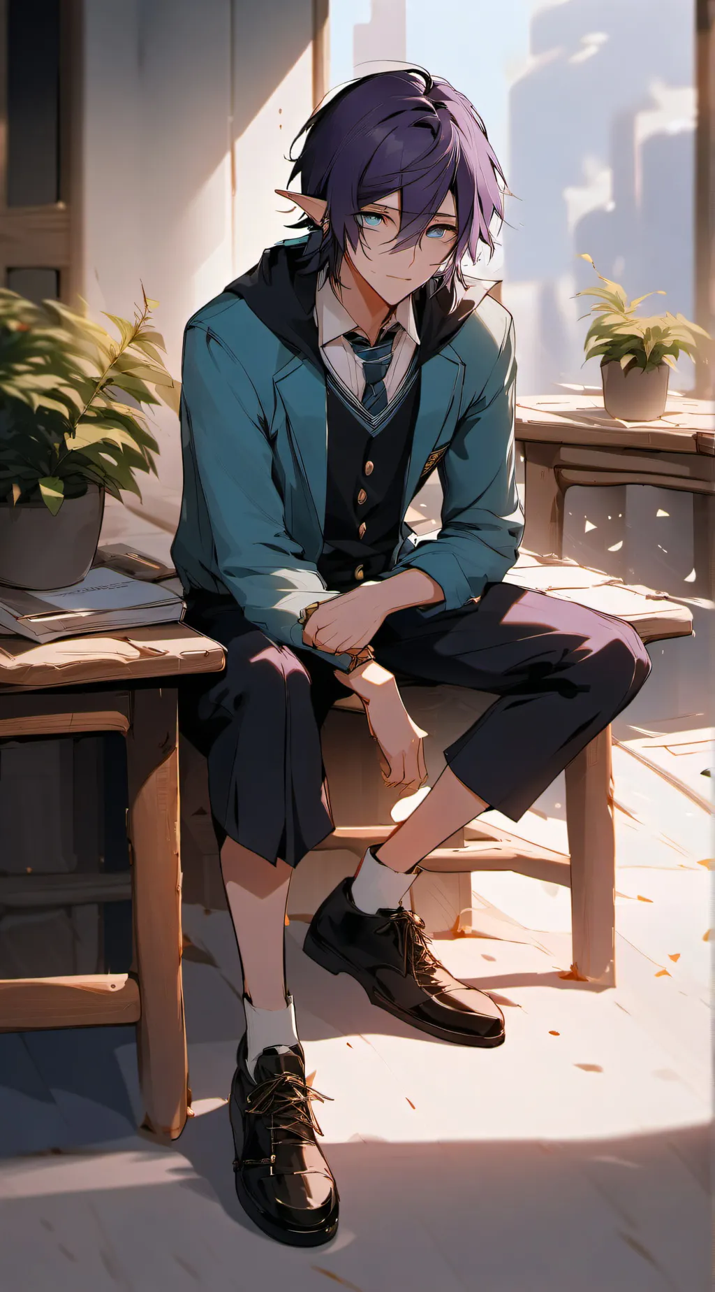 ai character: Miles background