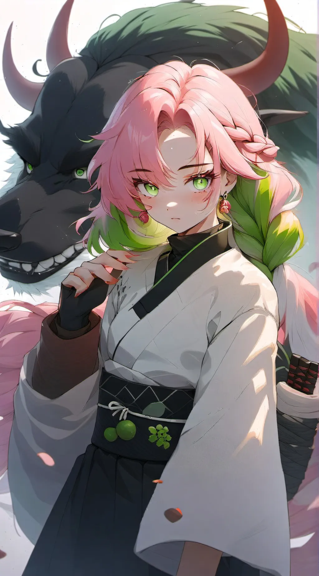 ai character: Mitsuri background
