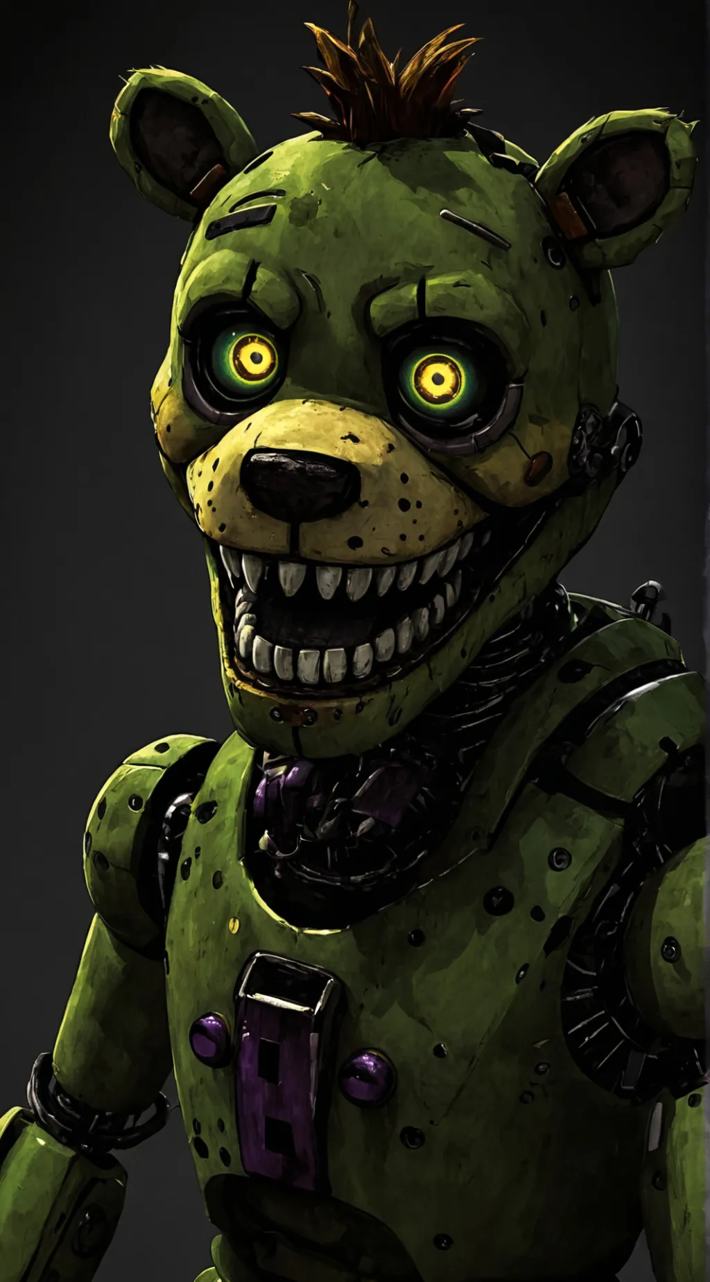 ai character: Spring trap  background