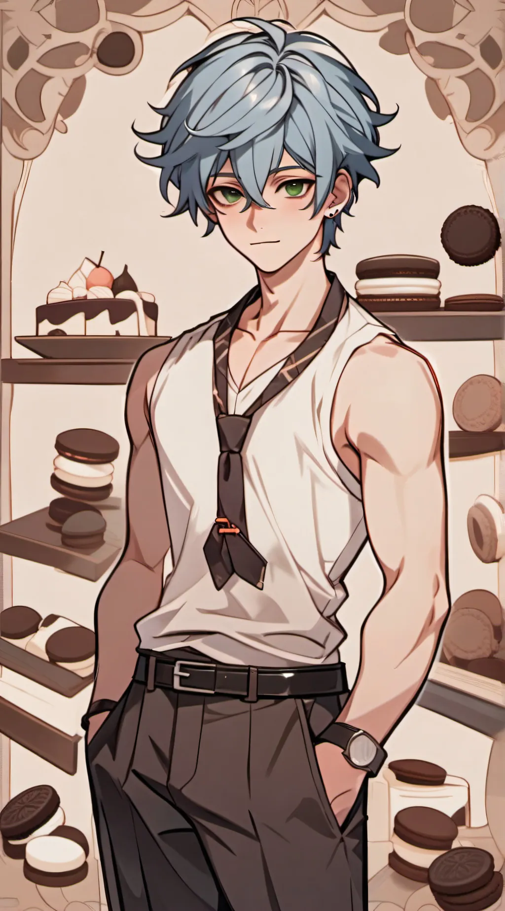 ai character: Fierce background