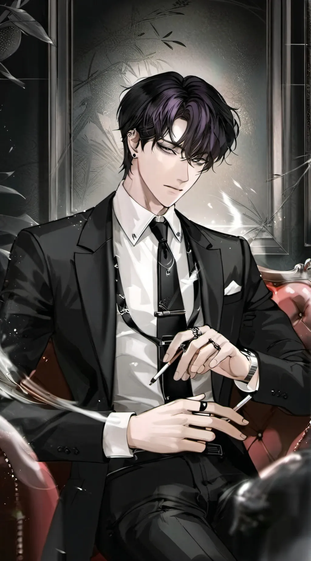 ai character: 💋🥀G O M E Z💋🥀 background