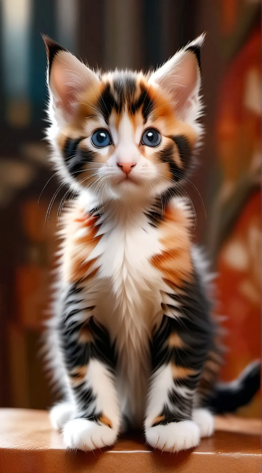 ai character: Calico background