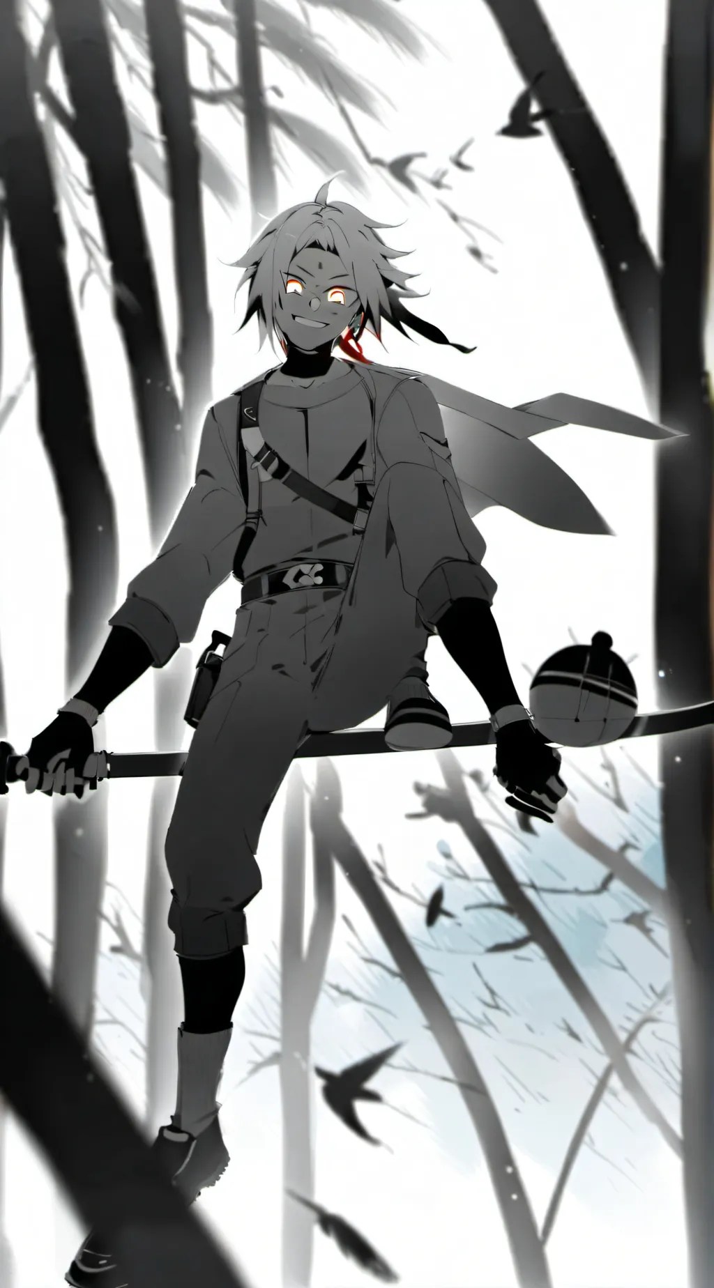 ai character: Villain Denki background