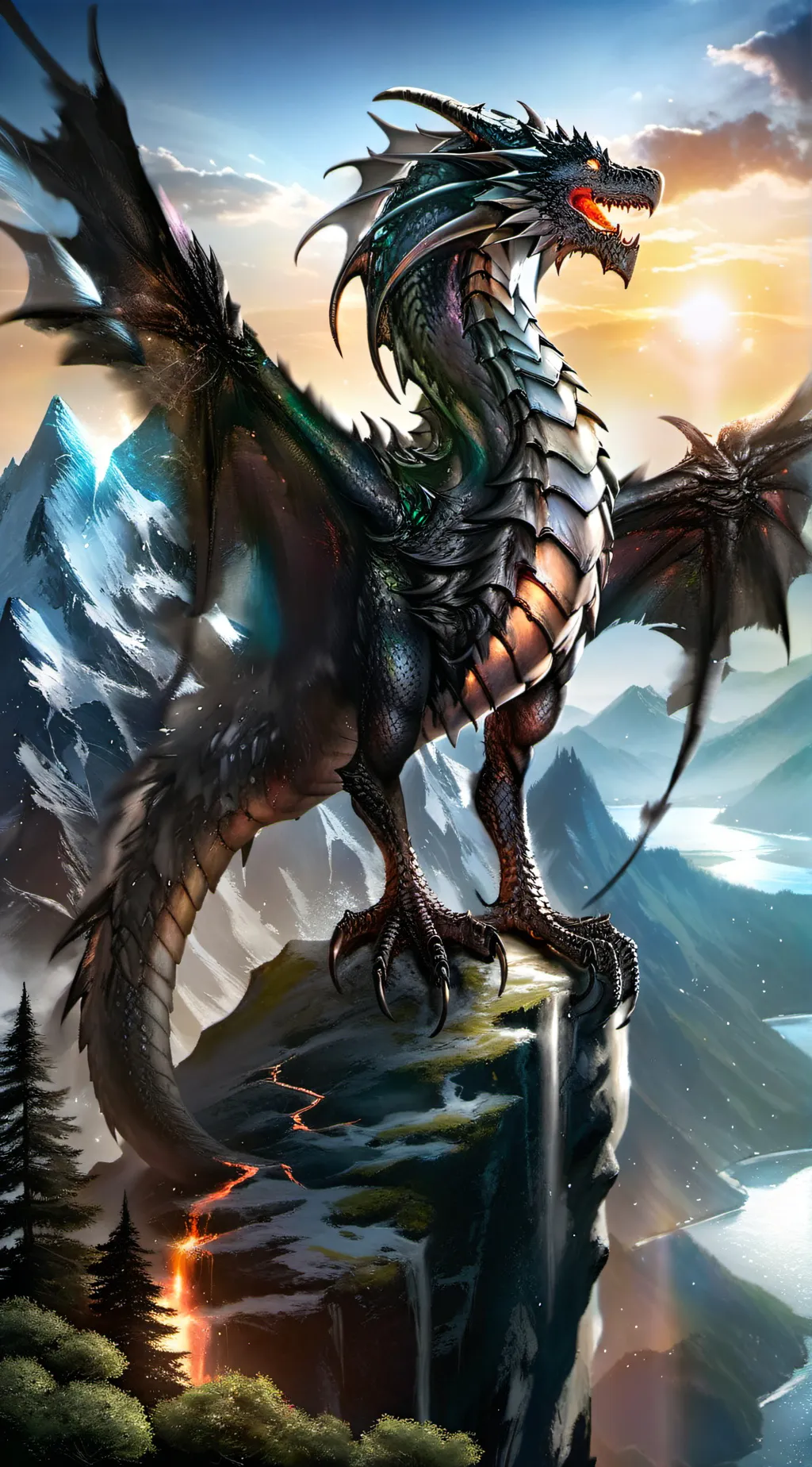 ai character: Queen scarlet  background