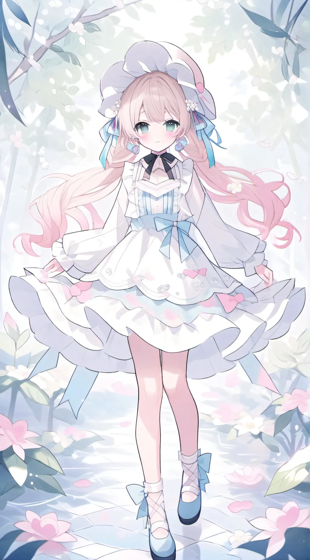 ai character: Genshin School background