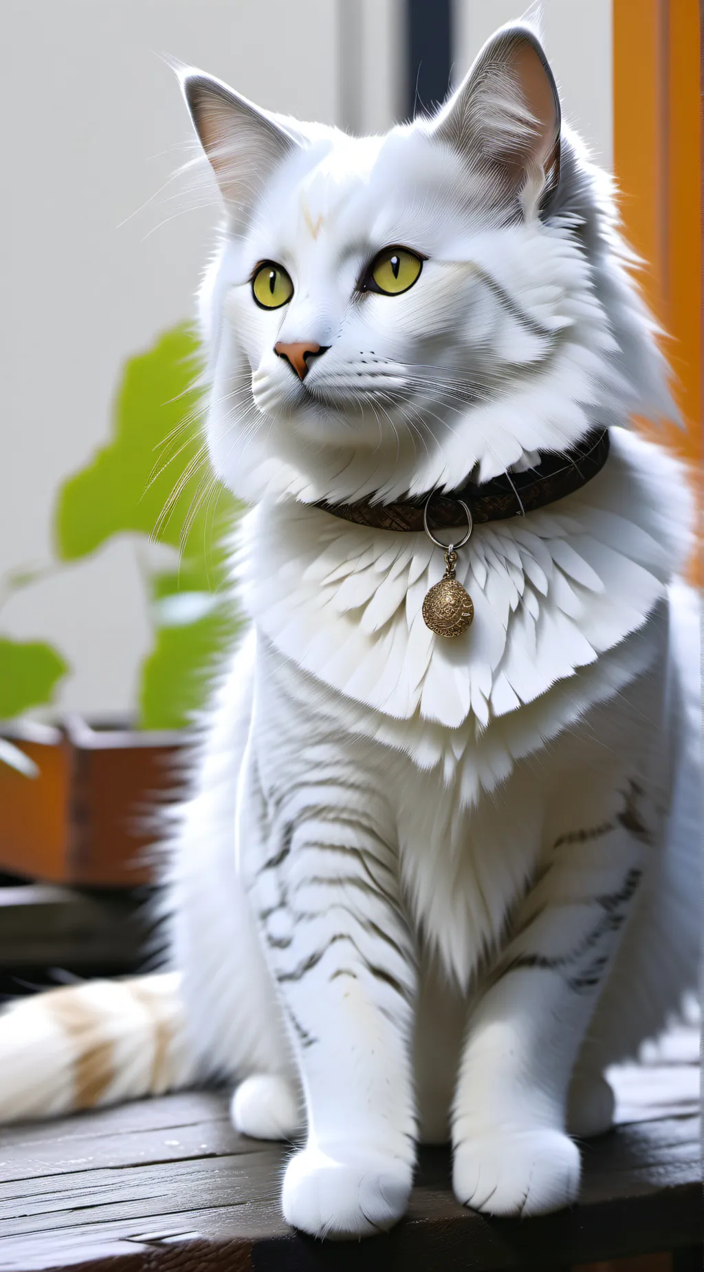 ai character: {~`Therapy cat `~} background