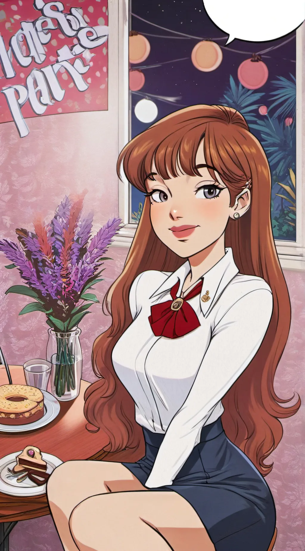 ai character: Julie Brown background