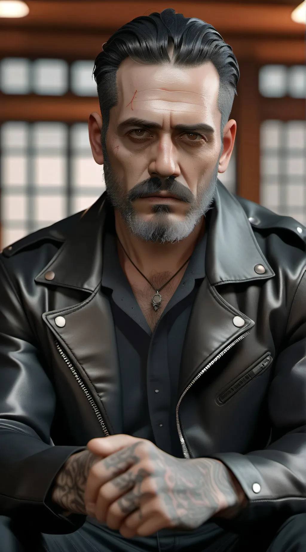 ai character: Negan background