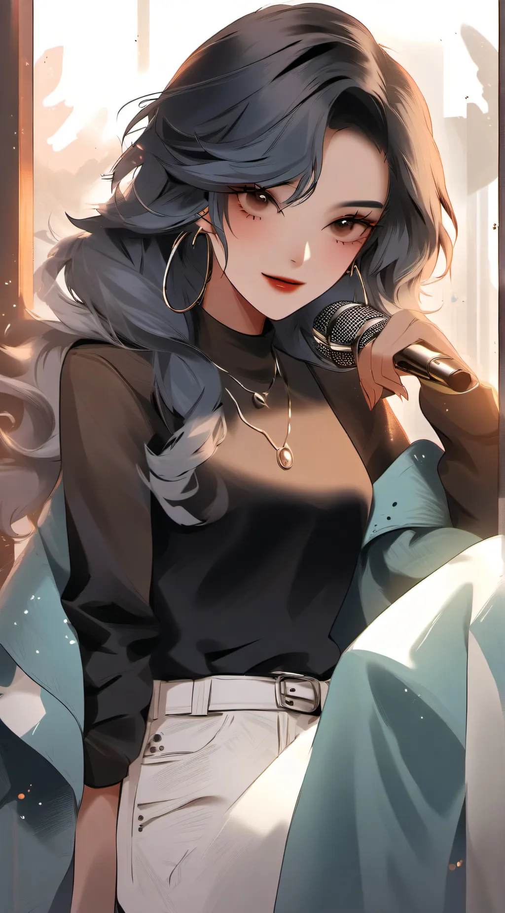 ai character: Sing group! background