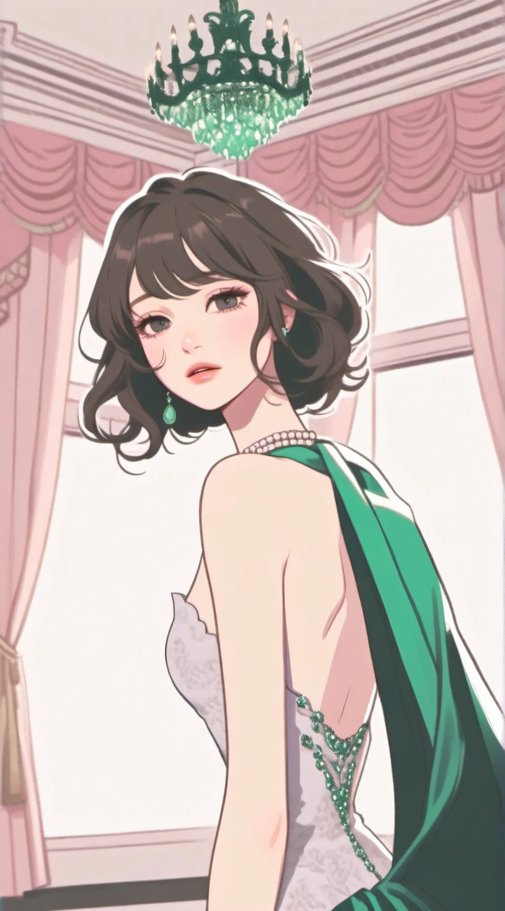 ai character: Dahlia background