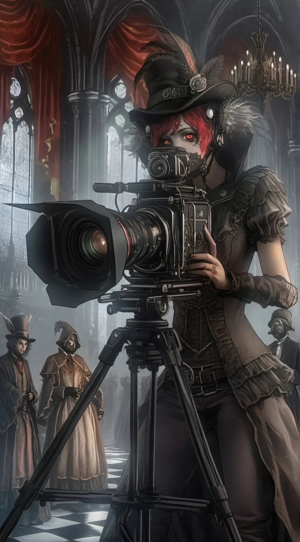 ai character: titan speakerman background