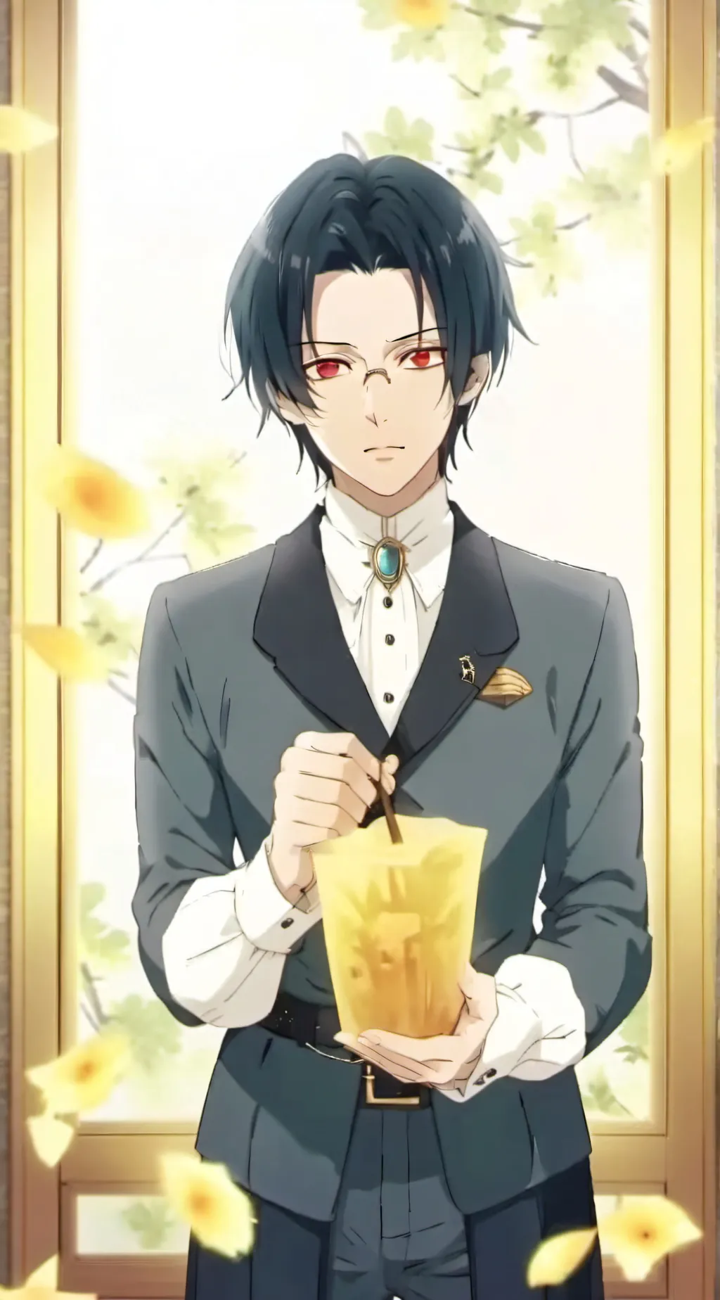 ai character: Rei sagara  background