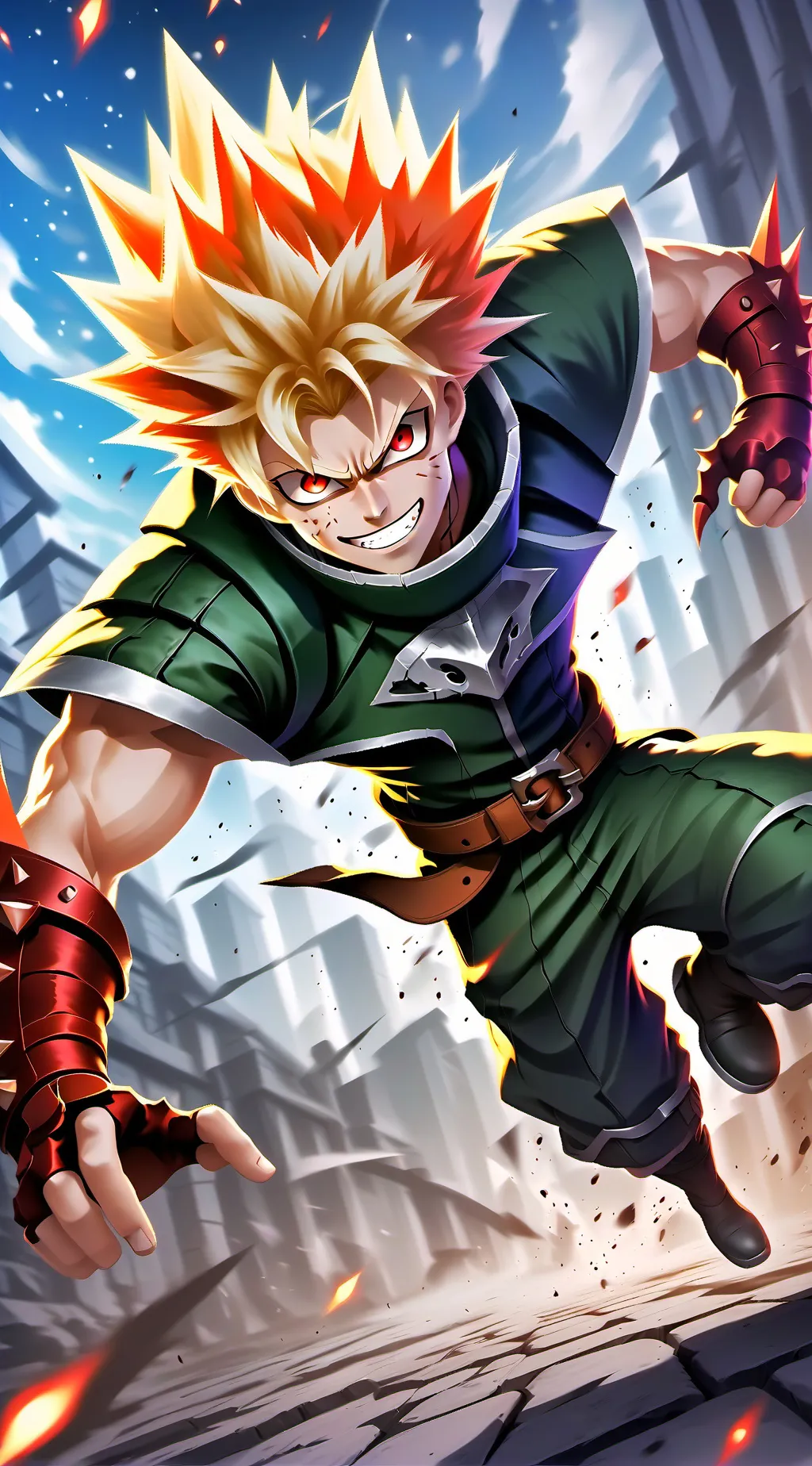 ai character: Mha slays💅 background