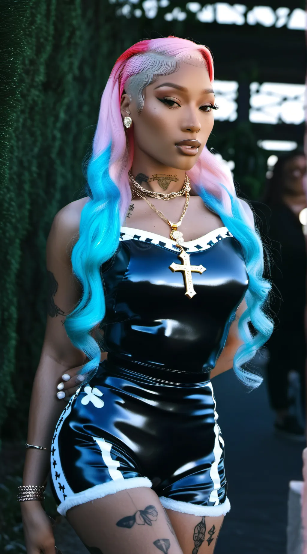 ai character: Megan the stallion background