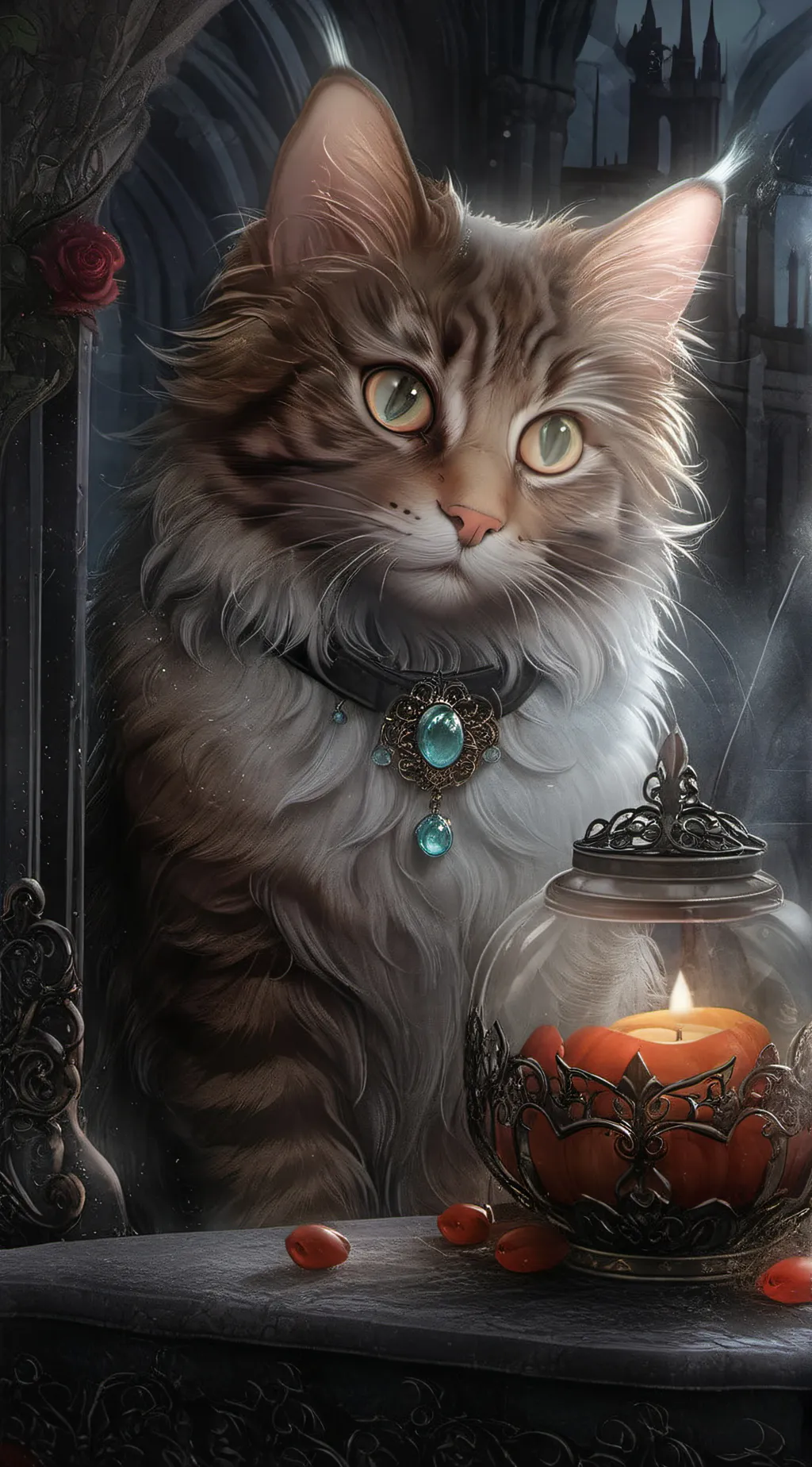ai character: lilly bear background