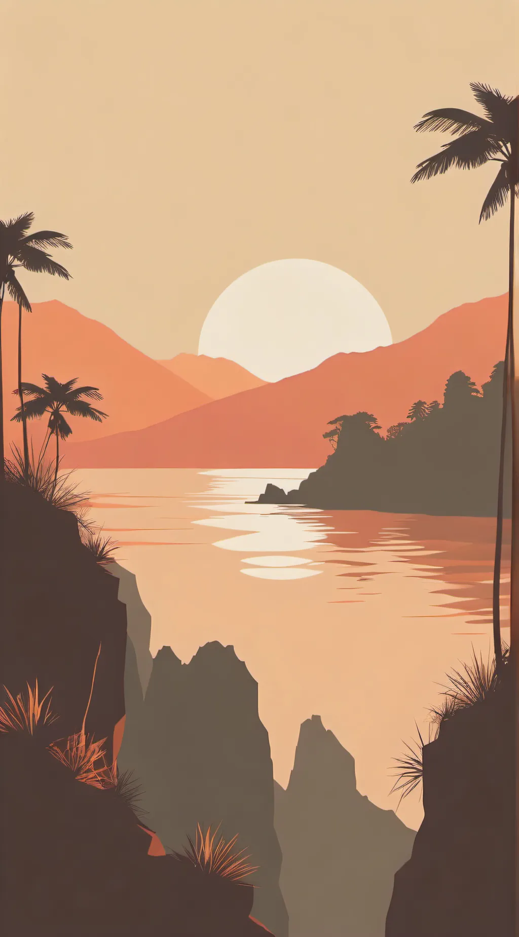 ai character: hh beach  background