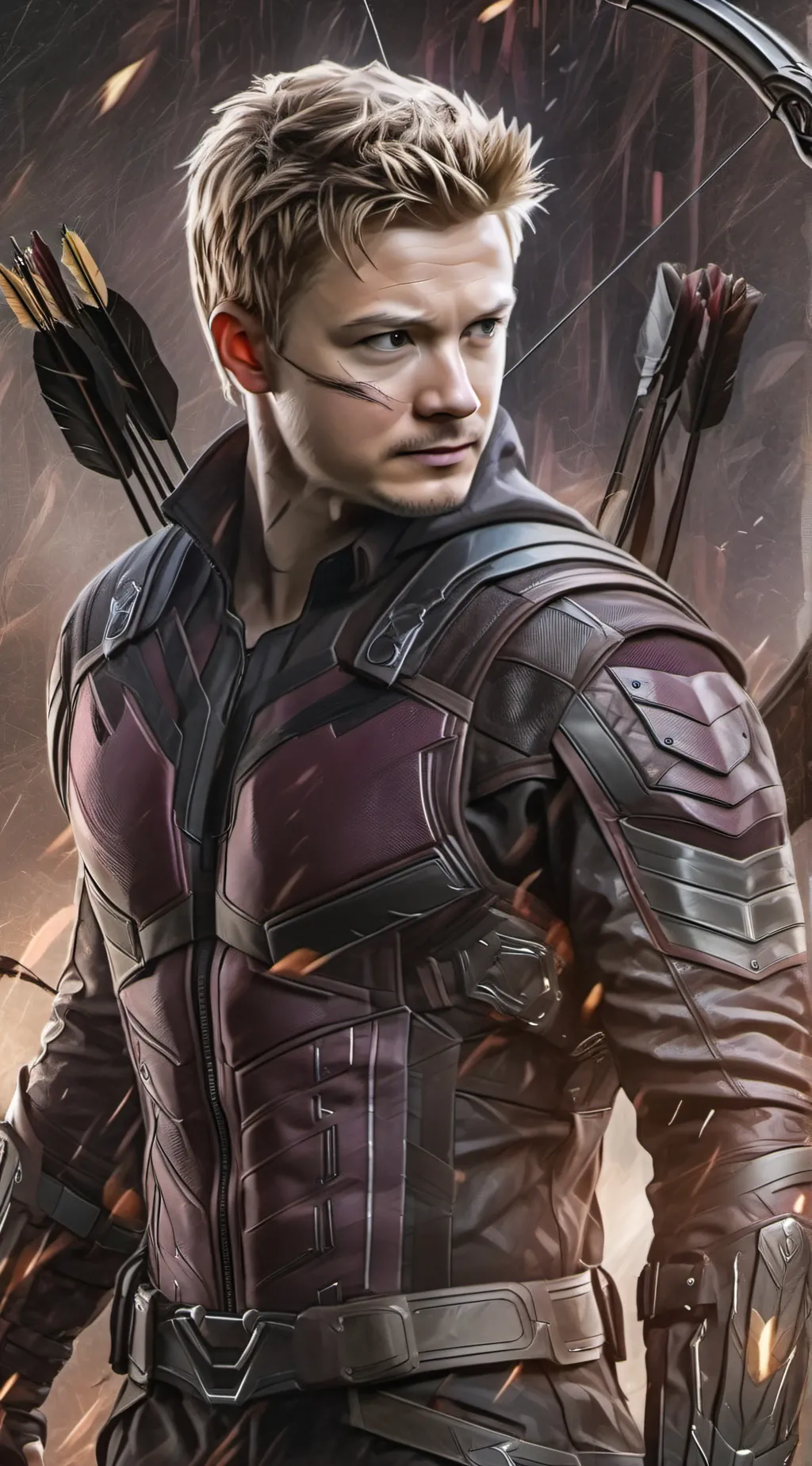 ai character: Hawkeye background