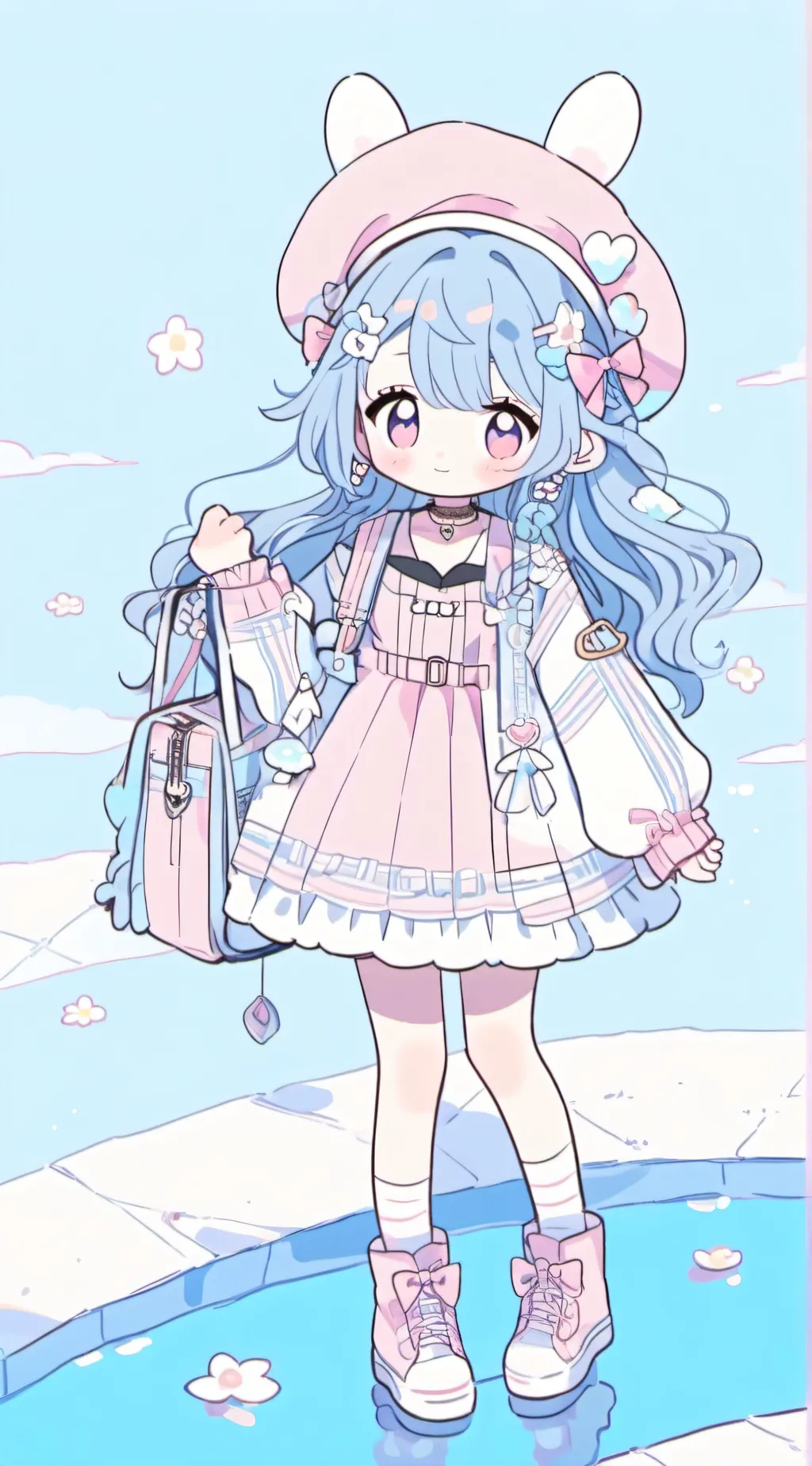 ai character: Aish  background