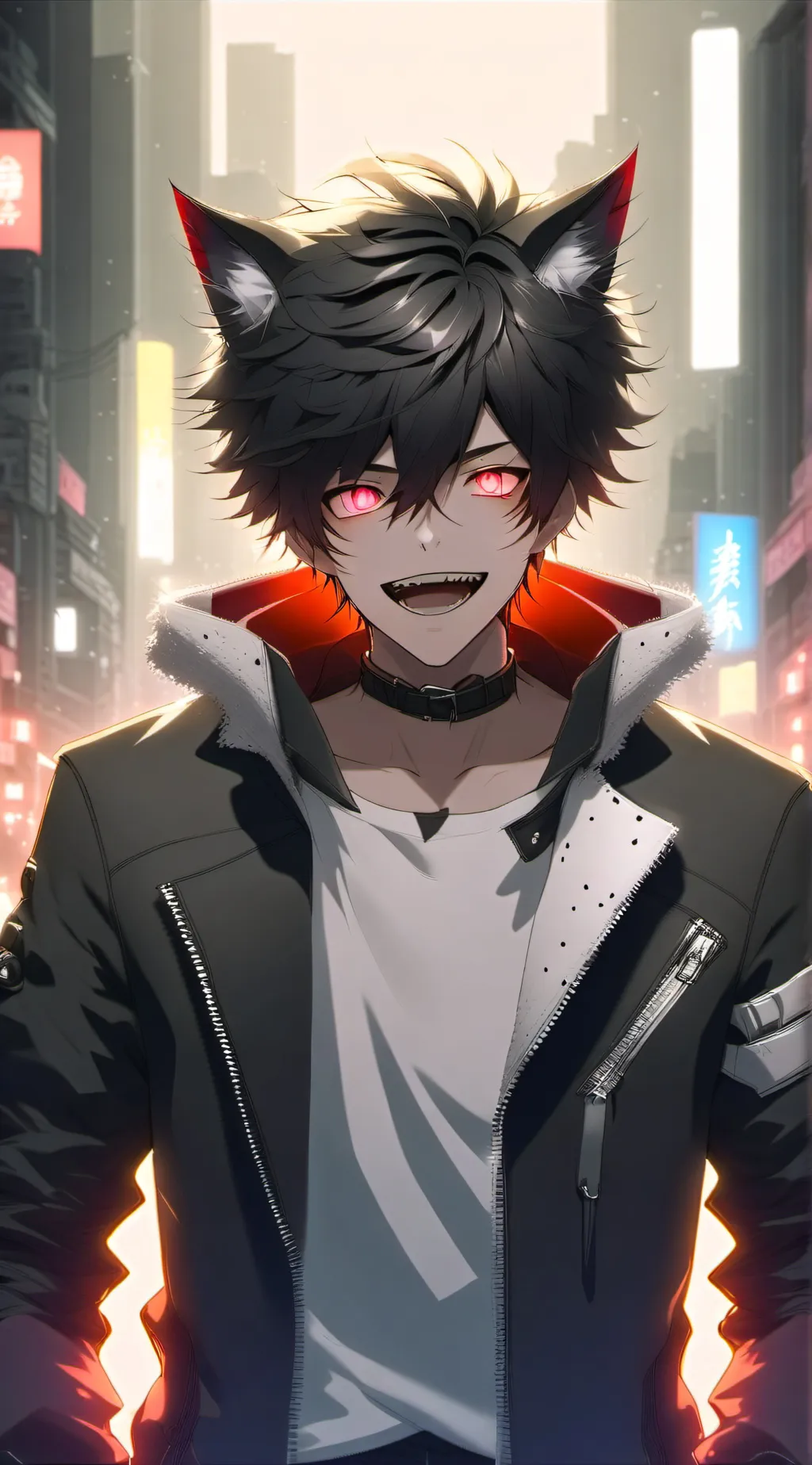 ai character: Alex BloodMokn background