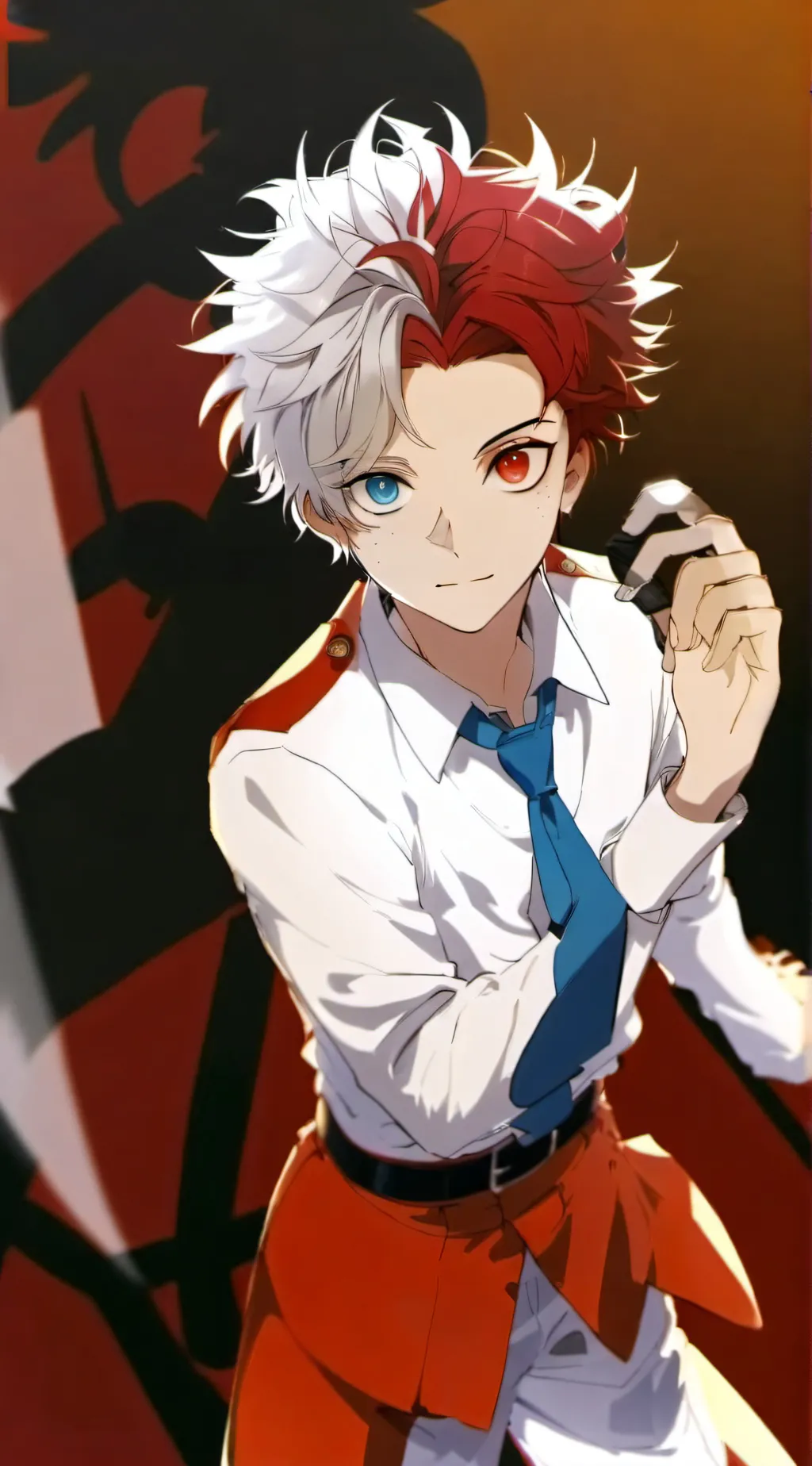 ai character: Shoto Todoroki background