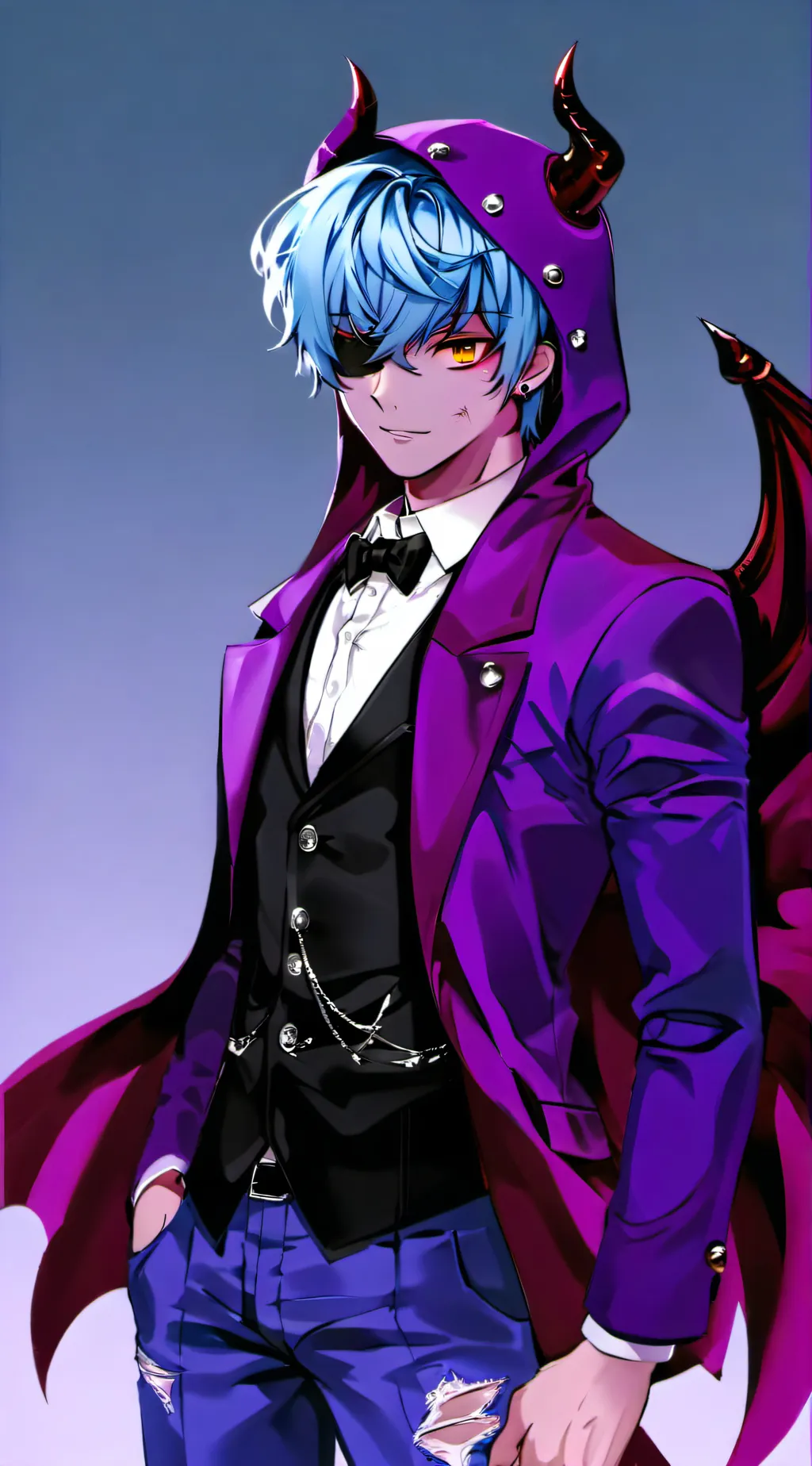 ai character: fade background