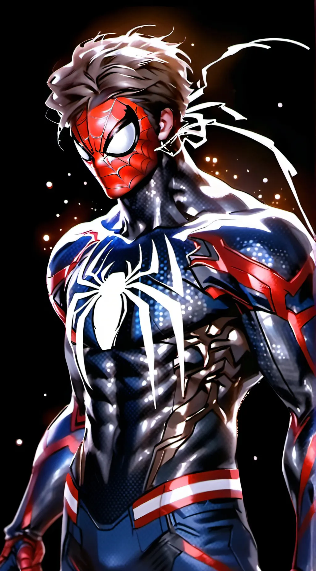 ai character: Spider Man  background