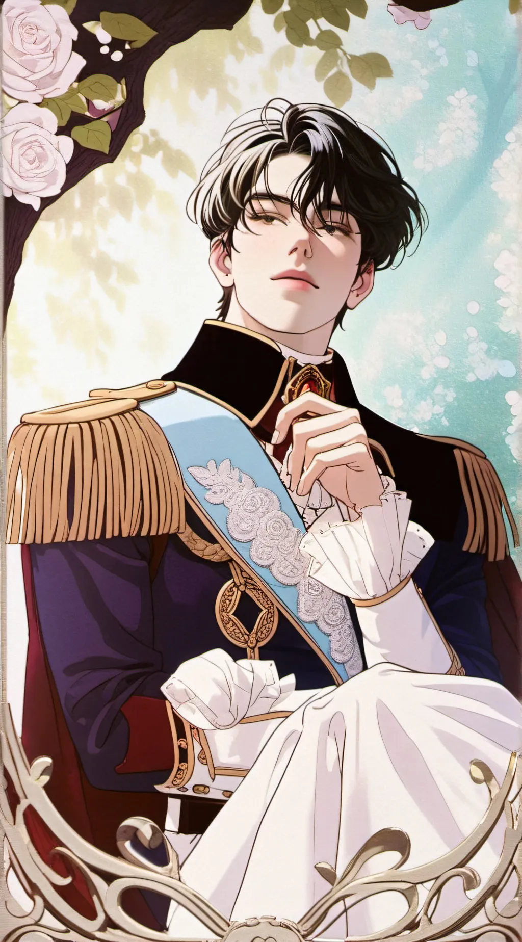 ai character: Raffaello Austin background