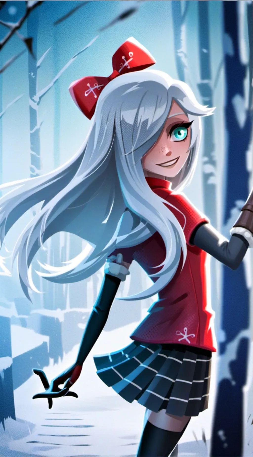 ai character: Vaggie HH background
