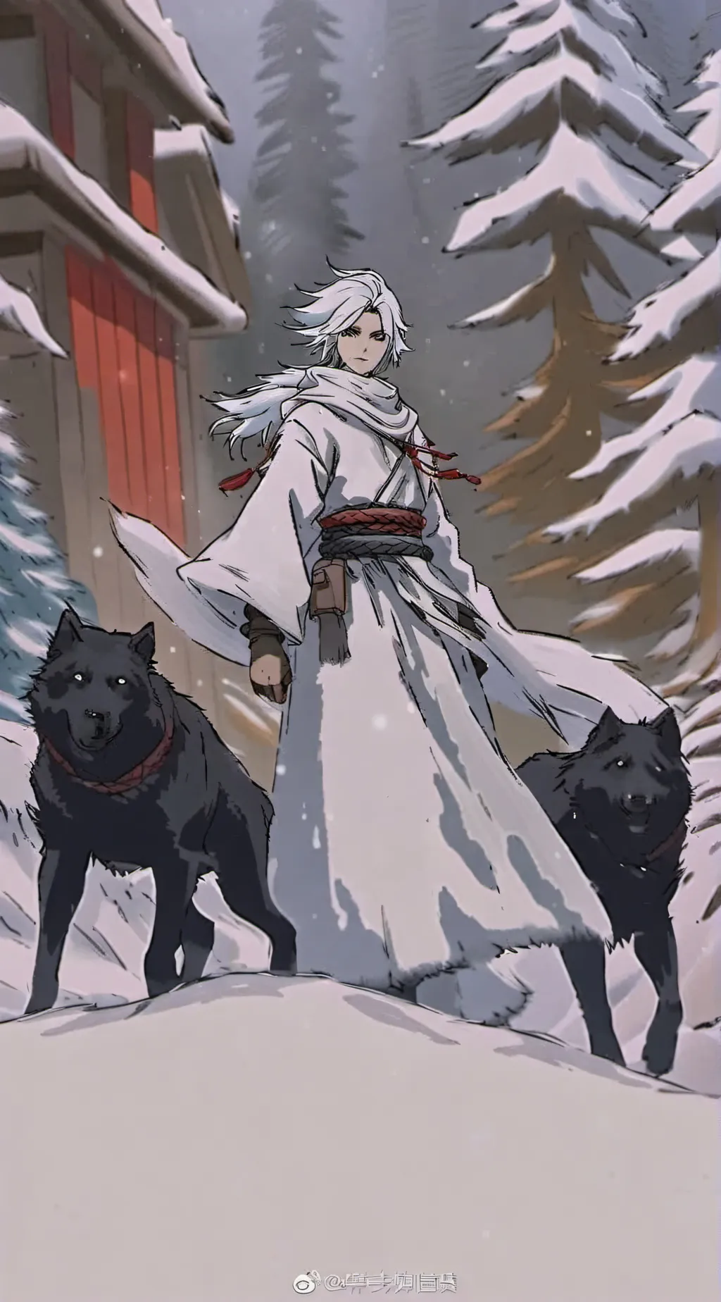 ai character: kny ig background