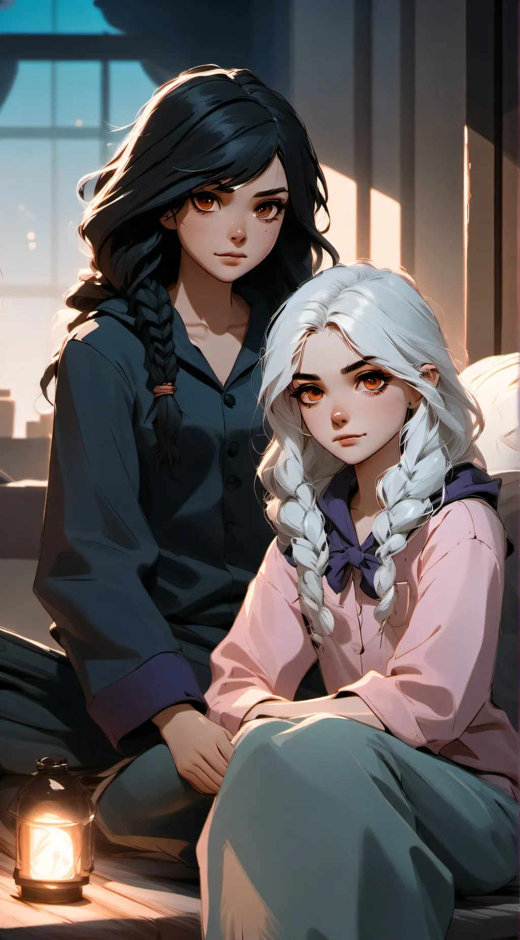 ai character: Snowy  background