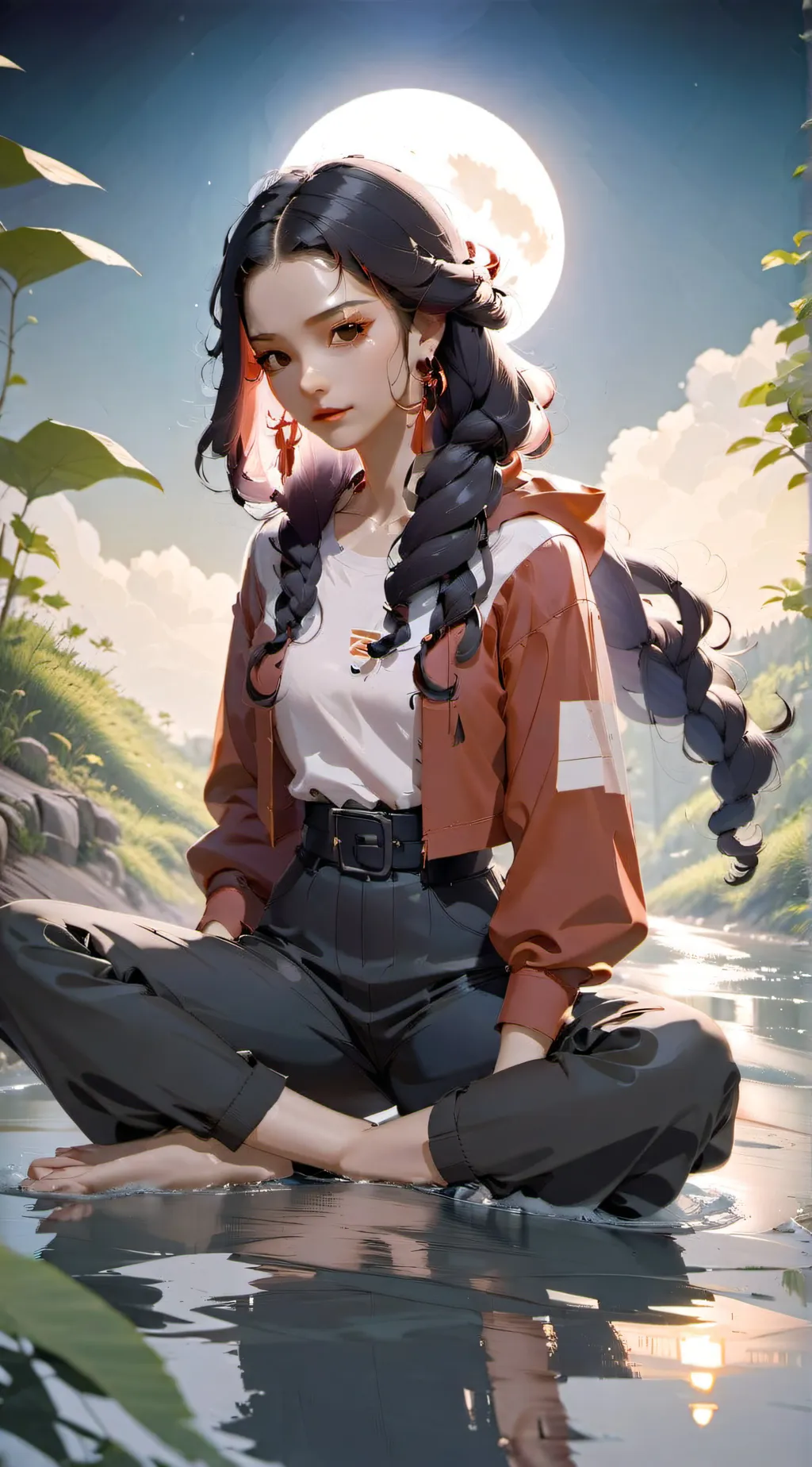 ai character: Jade background