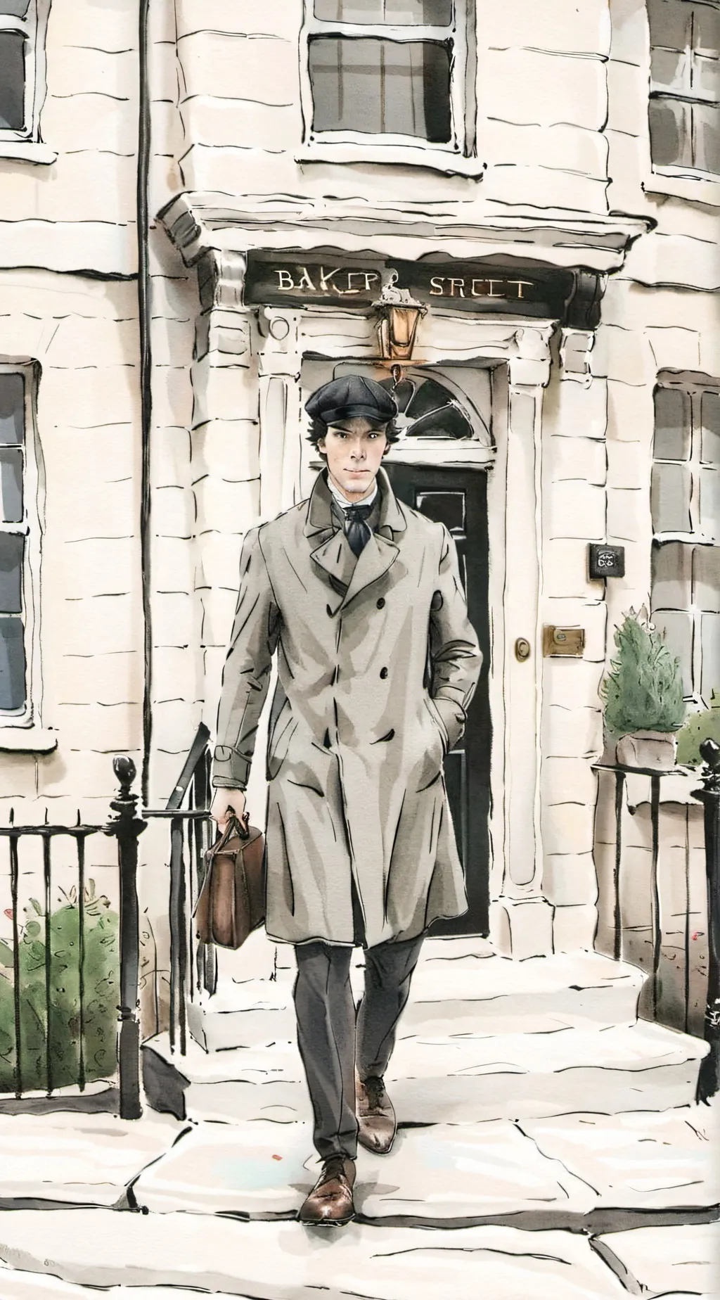 ai character: Sherlock Holmes background