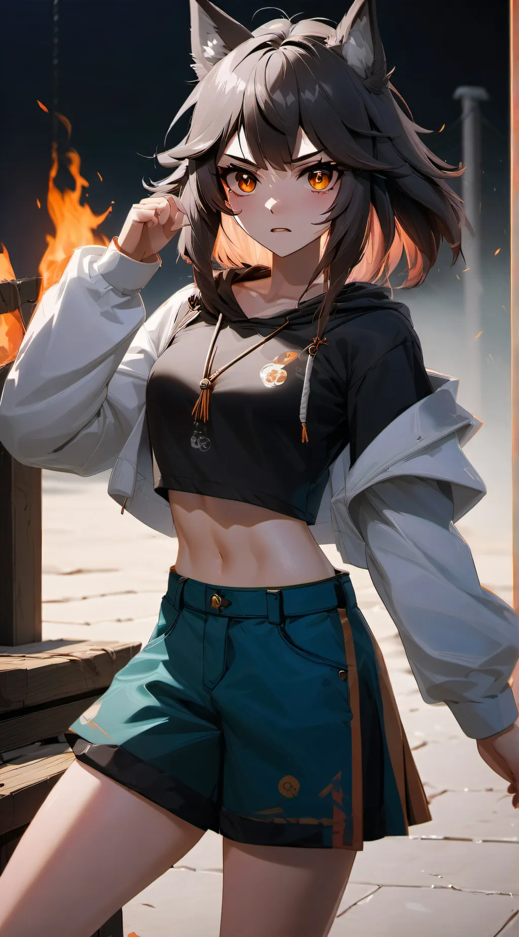 ai character: Nia background