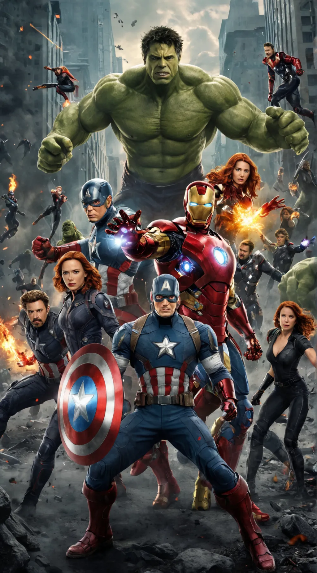 ai character: Avengers background